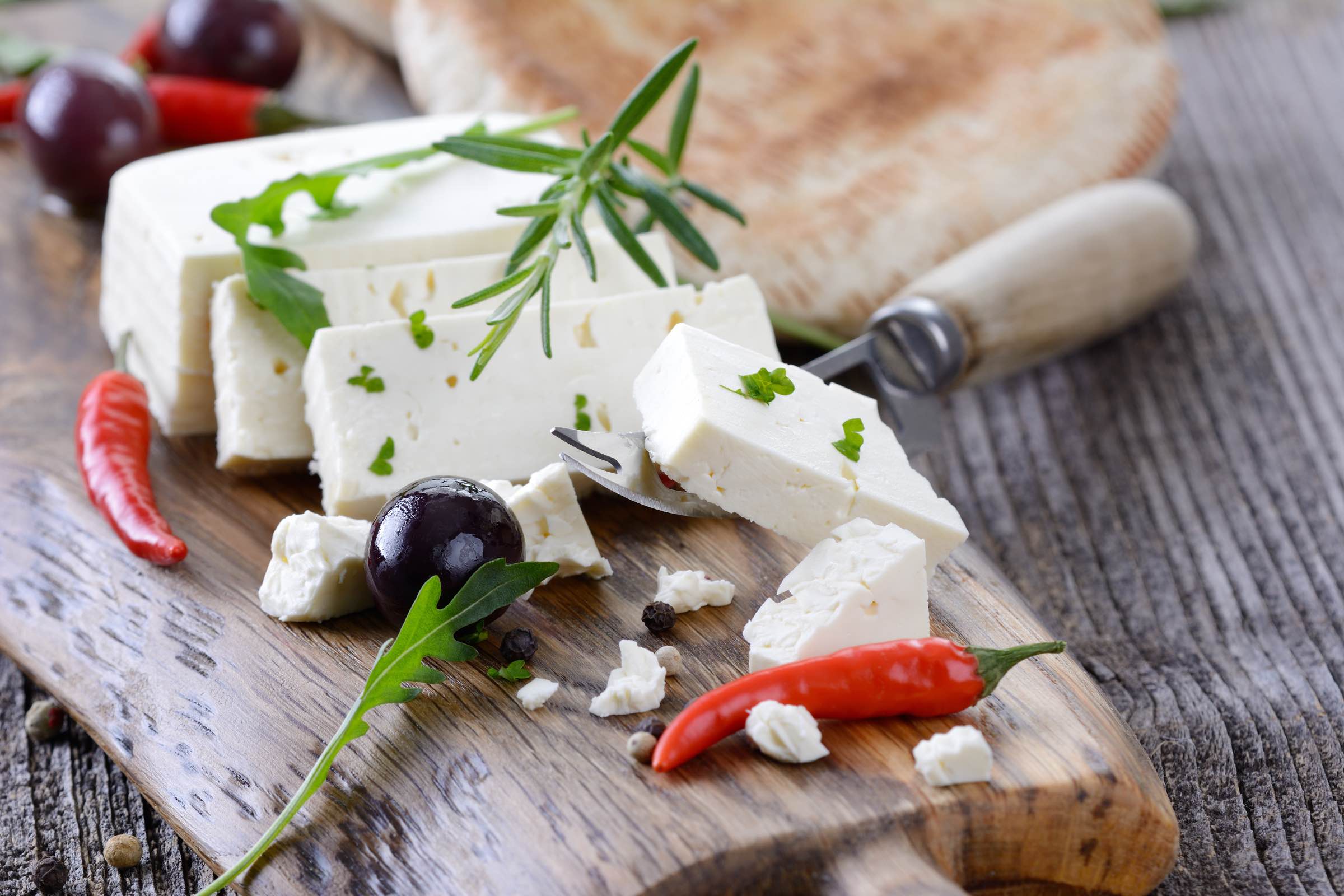 Schaf-Feta Pikant mit Kalamata-Oliven & Chilli