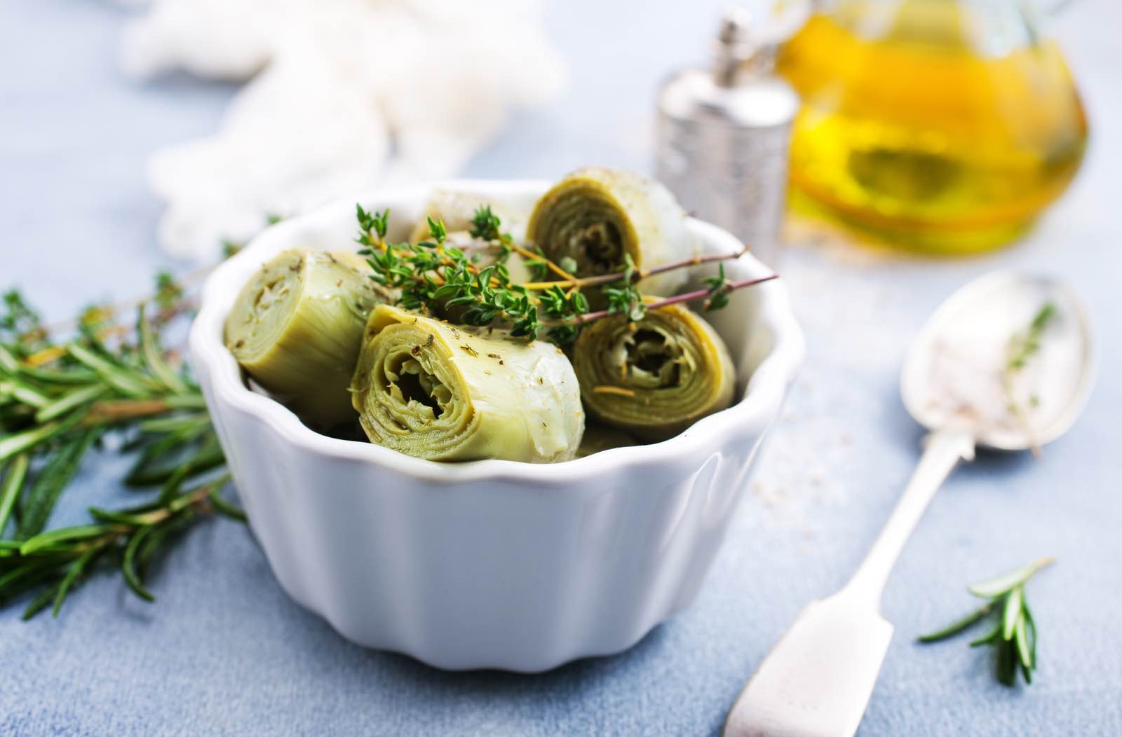 Zucchini, Artischocken, Auberginen