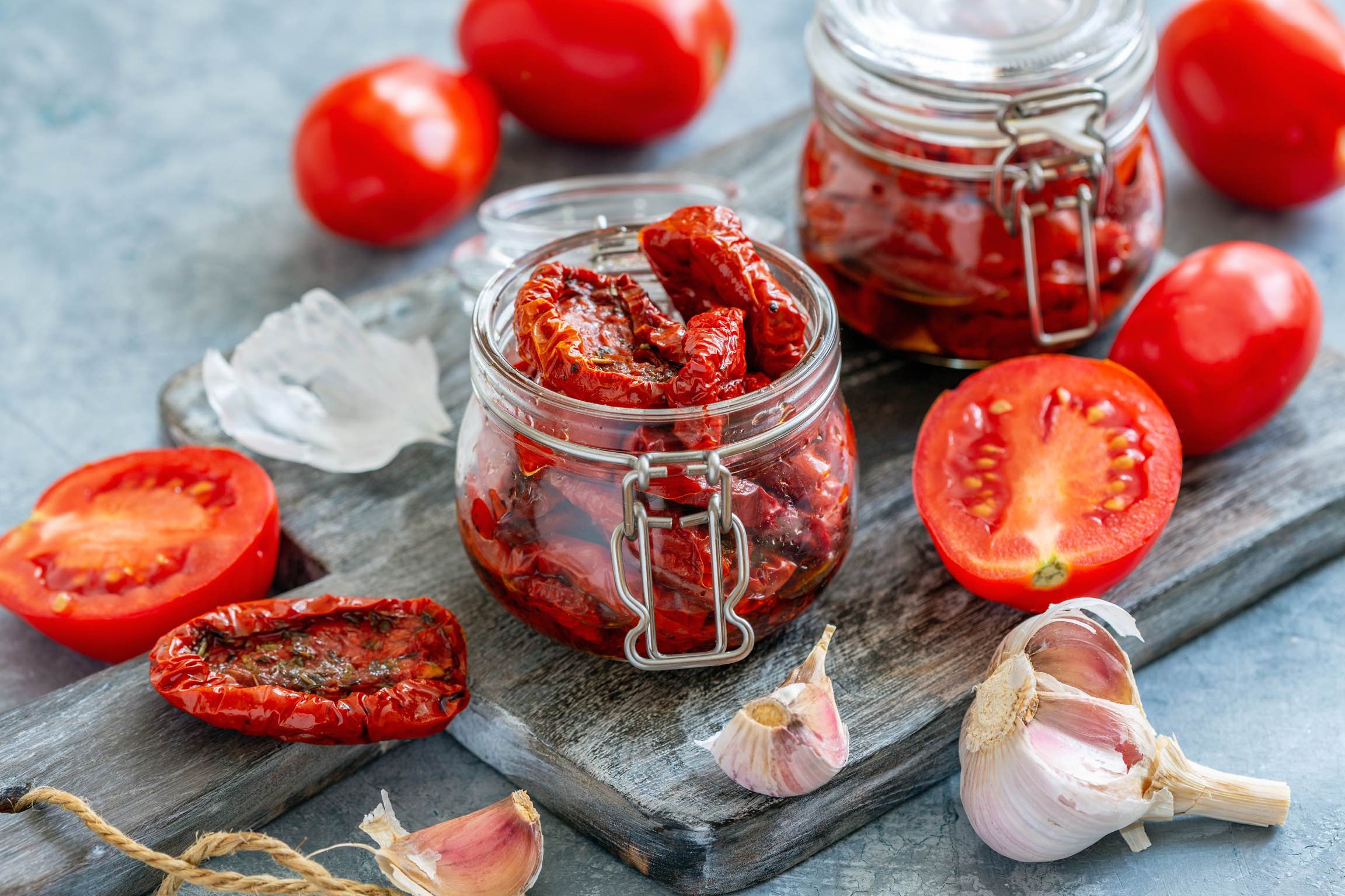 Sonnengetrocknete Tomaten semiseccati